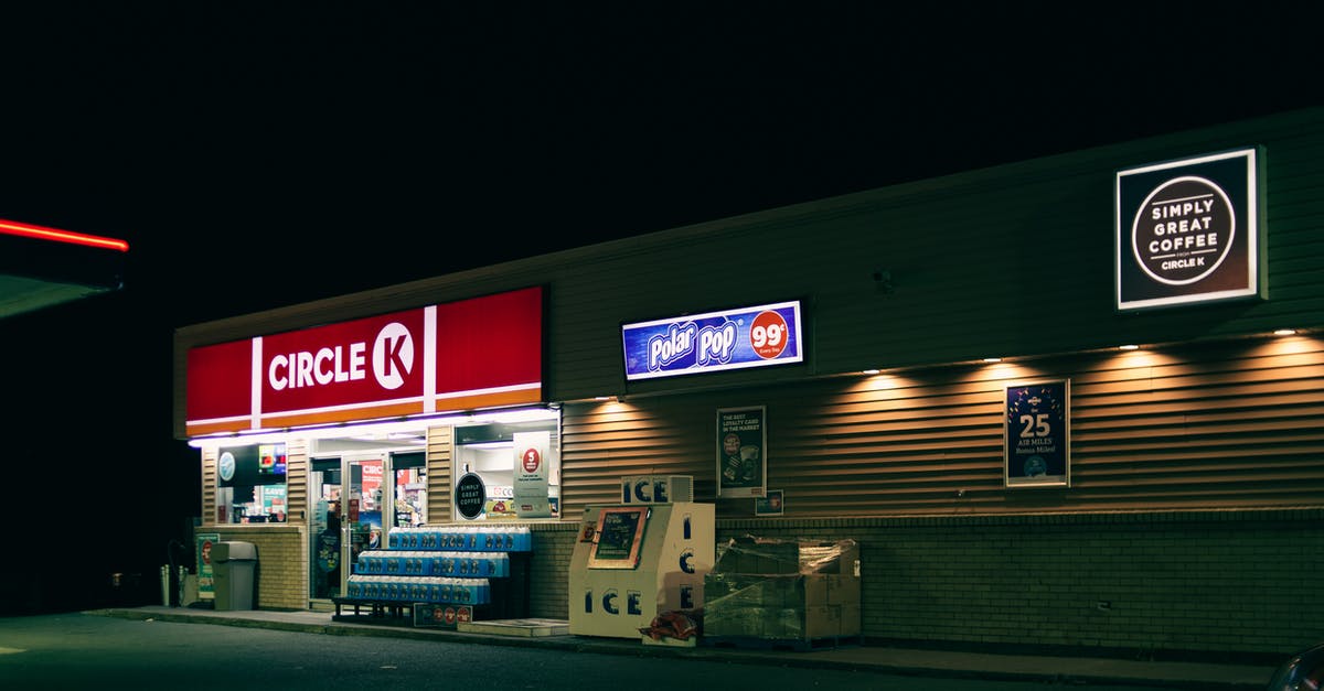 What is a good brand for teflon pans? - Convenience store building facade with signboards in night city