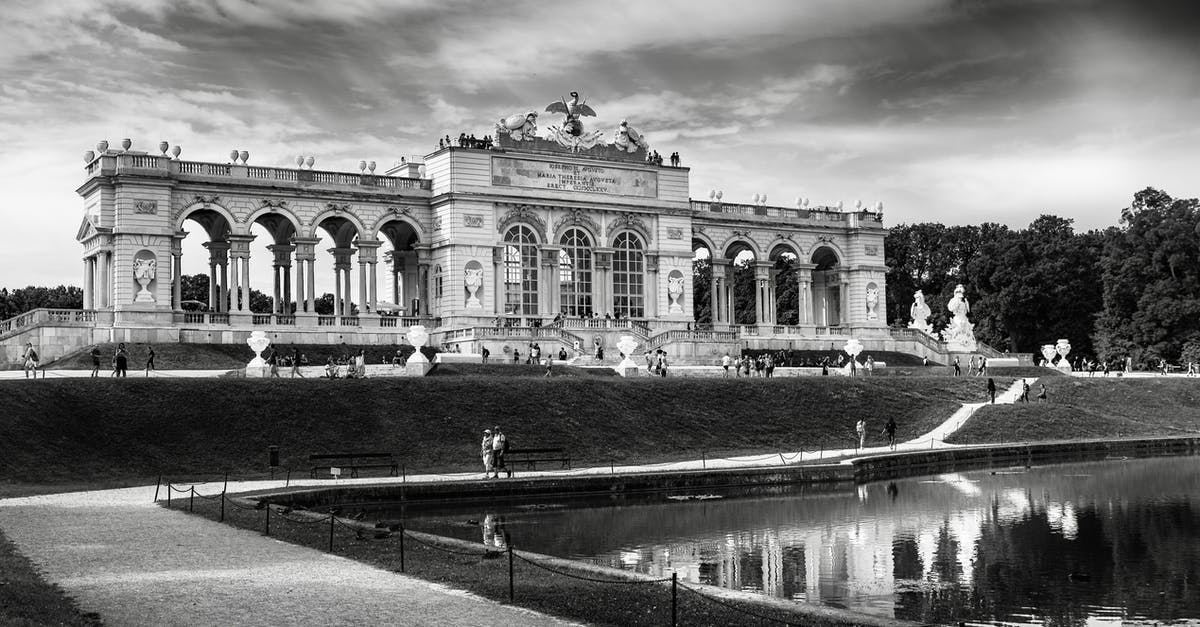 What is a Vienna Schnitzel? - Greyscale Photography Of Schönbrunn Palace