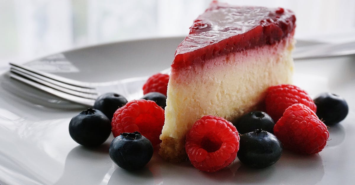 What is better for chilled cheesecake - pectin or gelatin? - Cheesecake
