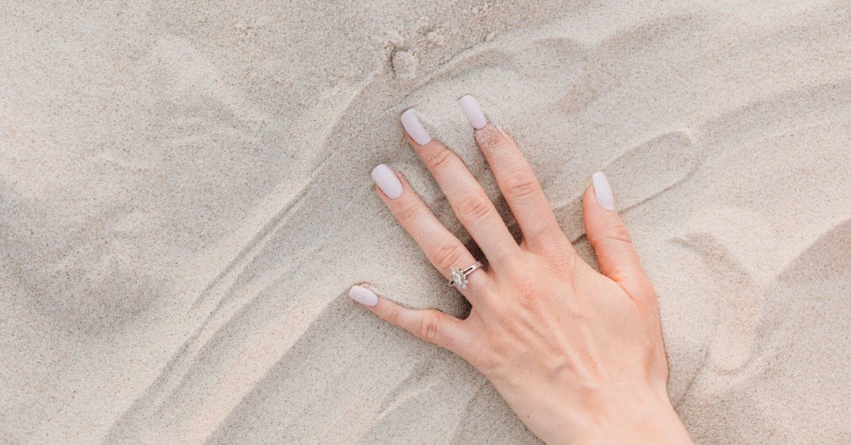 What is fine semolina? (For baghrir recipe) - Hands of a Person Wearing Silver Ring on White Sand