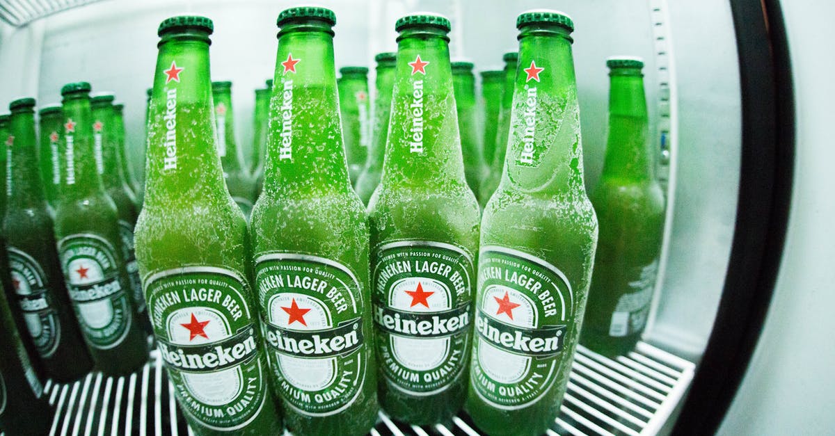 What is freezer burn? - Green Heineken Bottle in Refrigerator