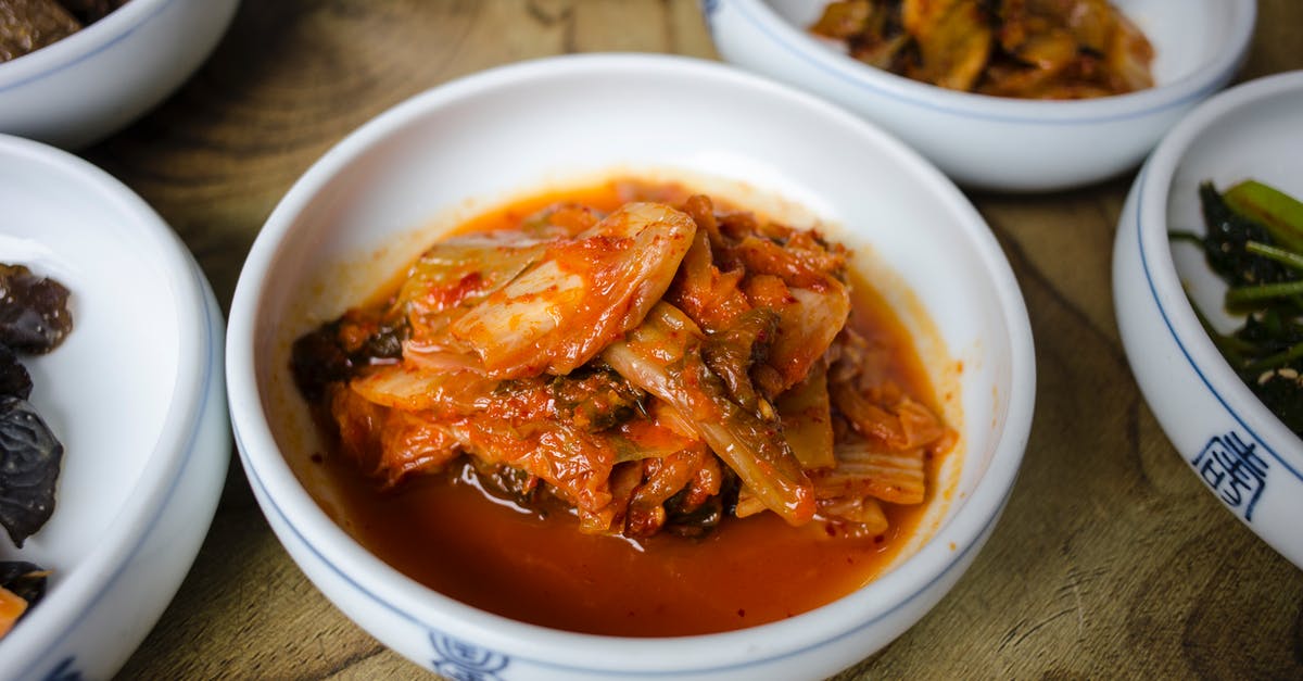 What is kimchi "brine"? - Close-up Look of a Kimchi on the Ceramic Plate