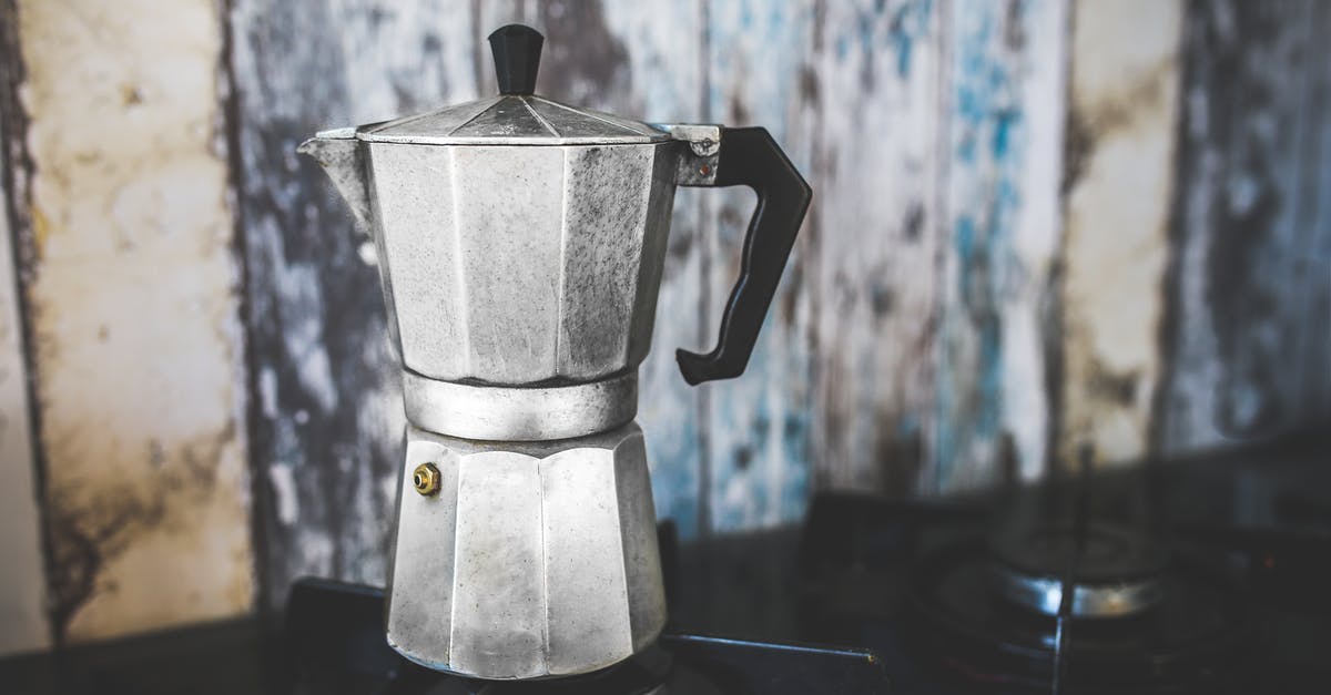 What is "Food Grade" Stainless-Steel or Aluminum - Vintage Moka Espresso Coffee Pot / Maker