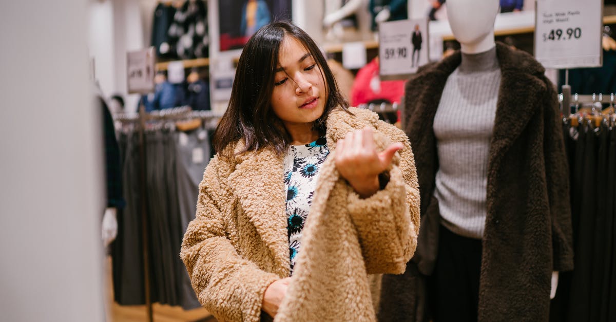 What is room temp Butter - Woman Checking Price Near Mannequin