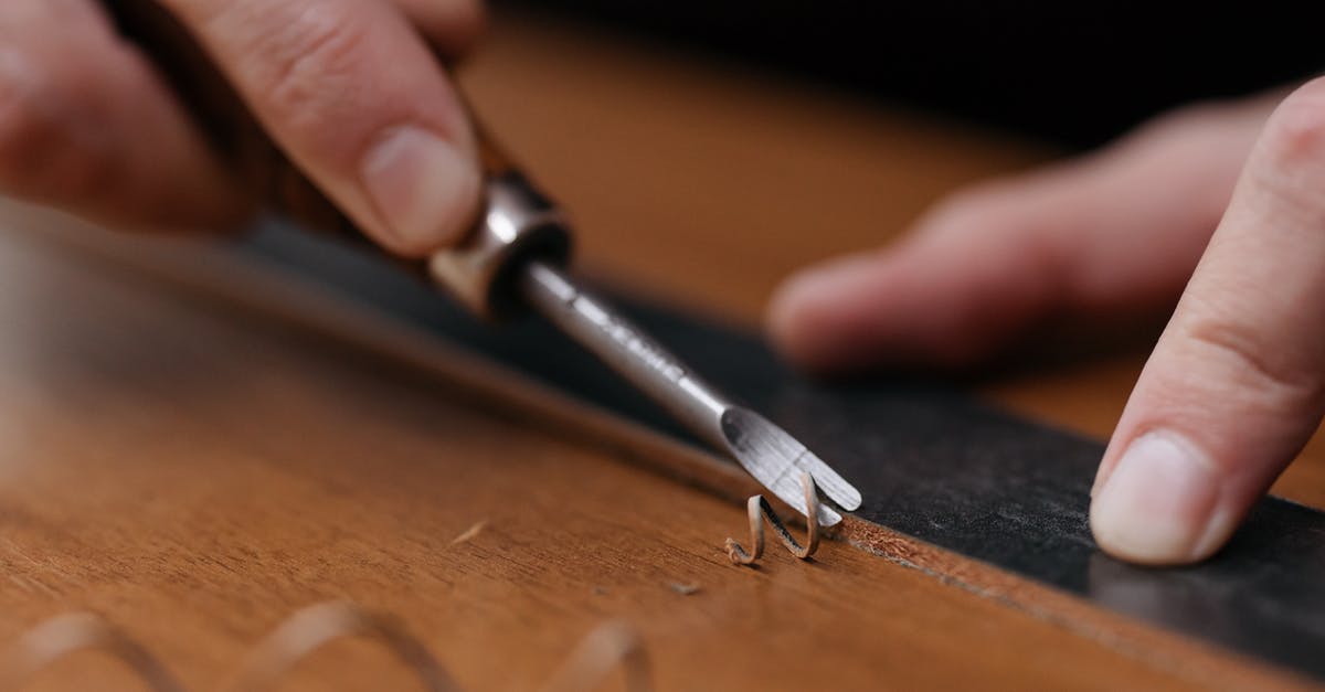 What is that tool called for scraping vegetables? - A Person Trimming a Wood Plank with and Edge 1