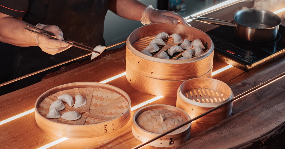 What is the 'Steam-Chill-Bake' method of making hot wings? - Free stock photo of asian, baking, bamboo