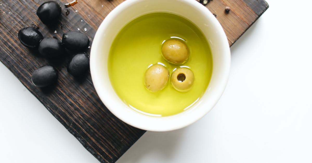 What is the approximate shelf life for herbal infused olive oil, coconut oil, glycerin, or vinegar? - Photo Of Olives On A Bowl 