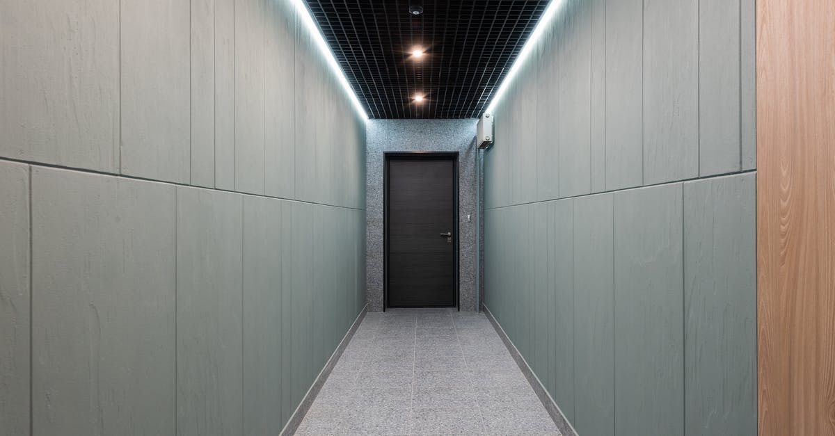 What is the best way to clean a grater? - Long corridor in modern office