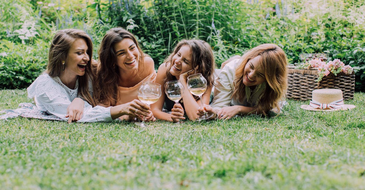 What is the best way to toast pecans? - Photo of Friends Doing a Toast while Lying on the Ground