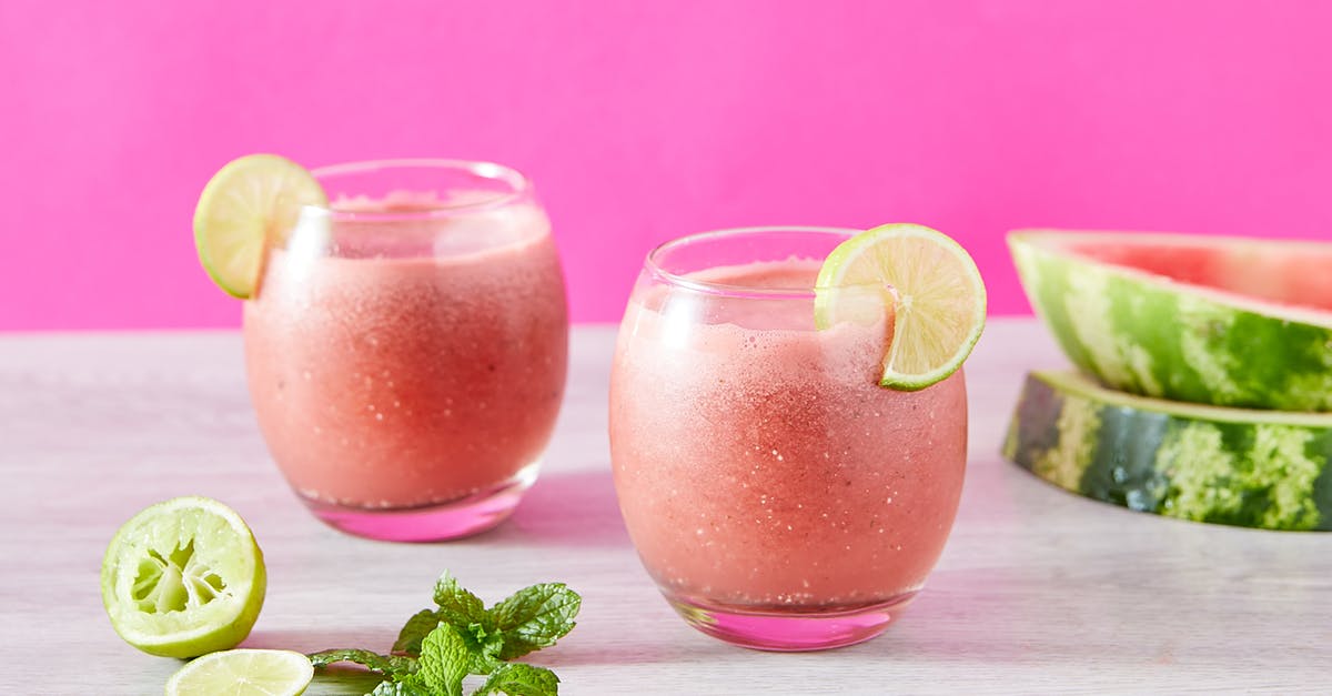 What is the best/easiest way to juice a watermelon? - Close-Up Shot of Glasses of Fruit Shakes