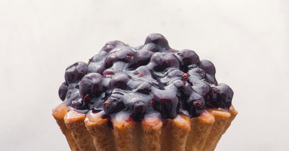 What is the glaze on a bakery-style fruit tart? - Blueberry Pie