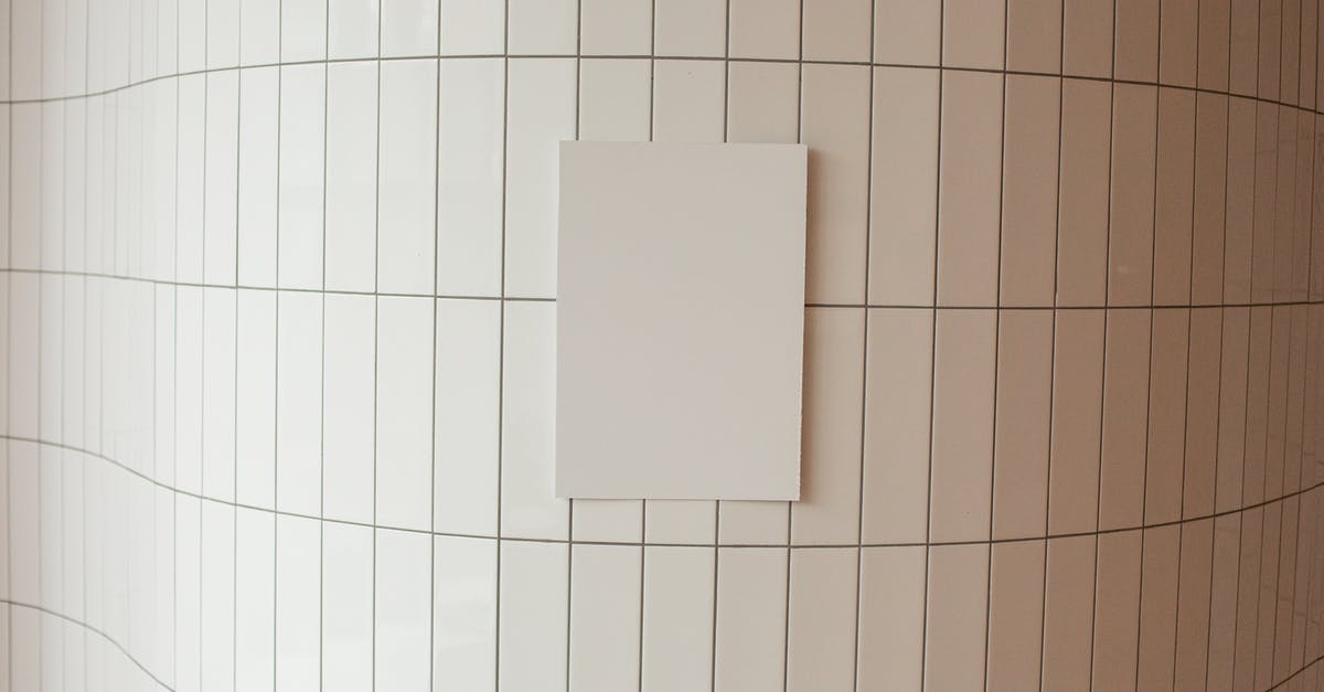 What is the inside texture of a Japanese croquette? - White canvas on tile wall in room