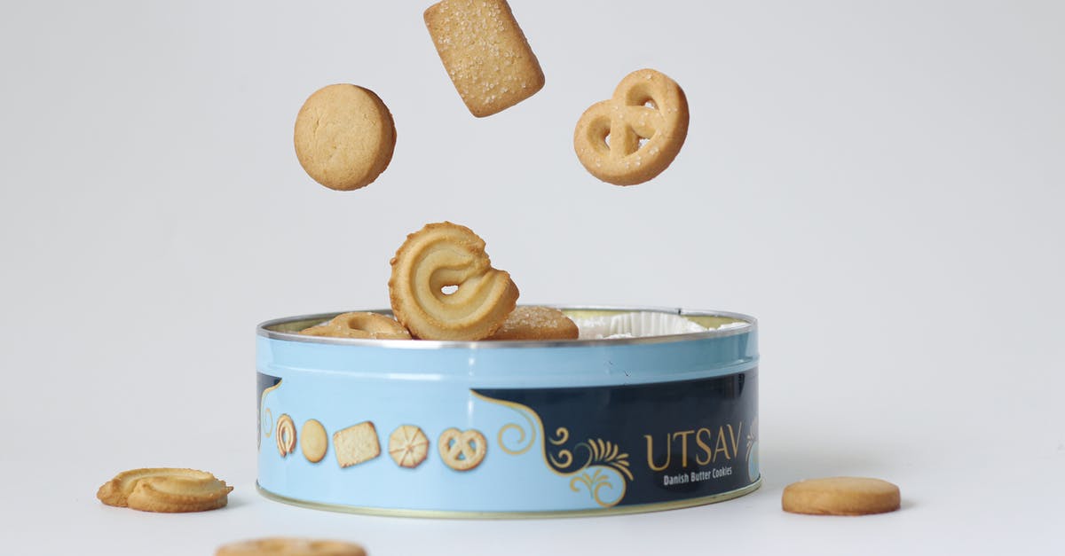 What is the purpose of kosher salt in peanut butter? Can it be replaced with something else? - A Product Photography of a Box of Danish Butter Cookies