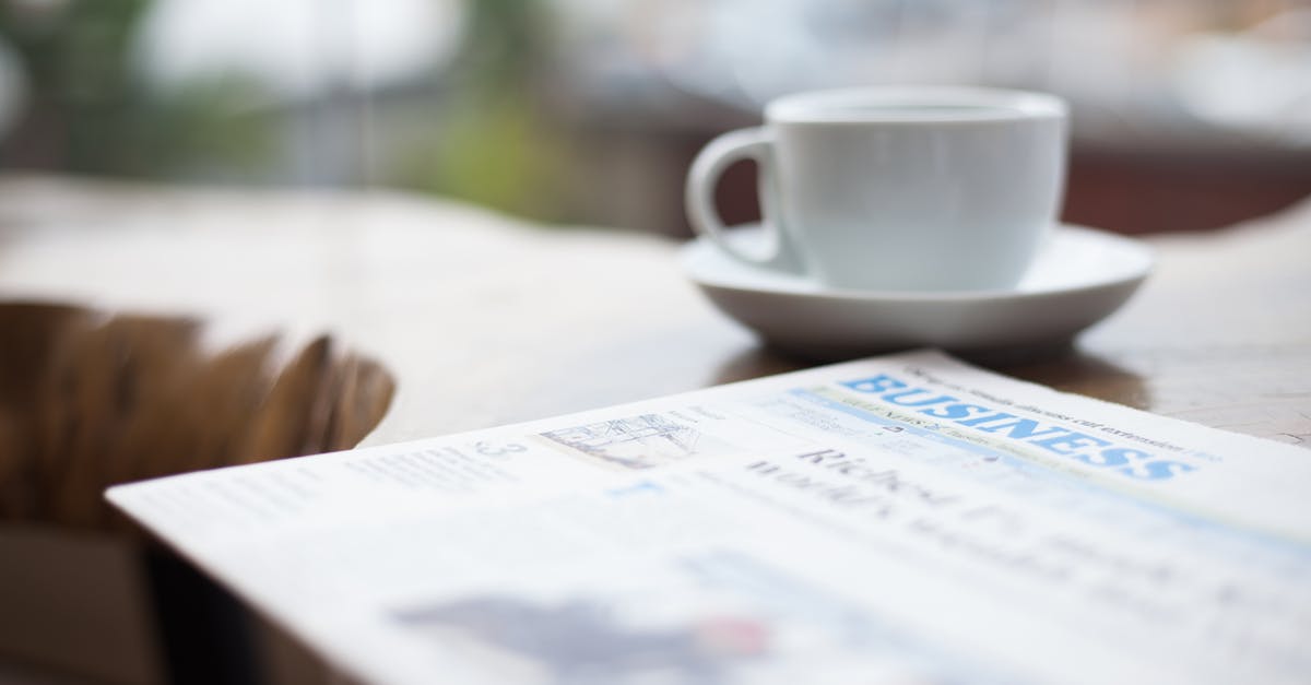 What is the typical composition of English Breakfast tea? - Selective Focus Photography of Business Newspaper