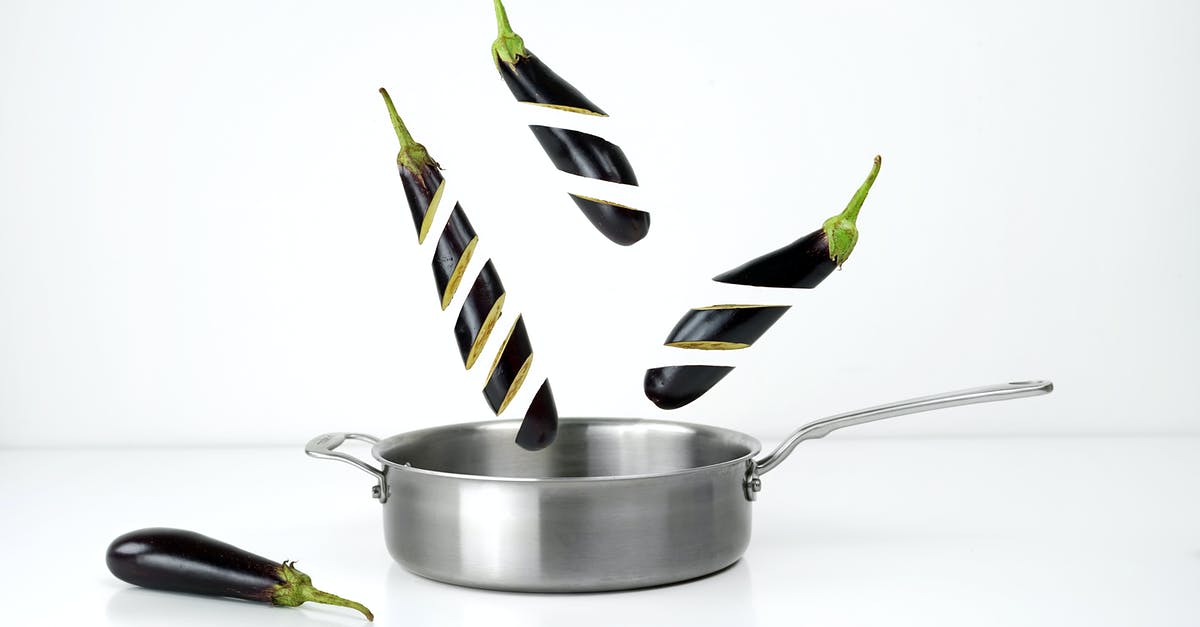 What is the white residue on pots after cooking beans or lentils? - Three Sliced Eggplants and Gray Stainless Steel Non-stick Pan What is the white residue on pots after cooking beans or lentils? - Three Sliced Eggplants and Gray Stainless Steel Non-stick Pan