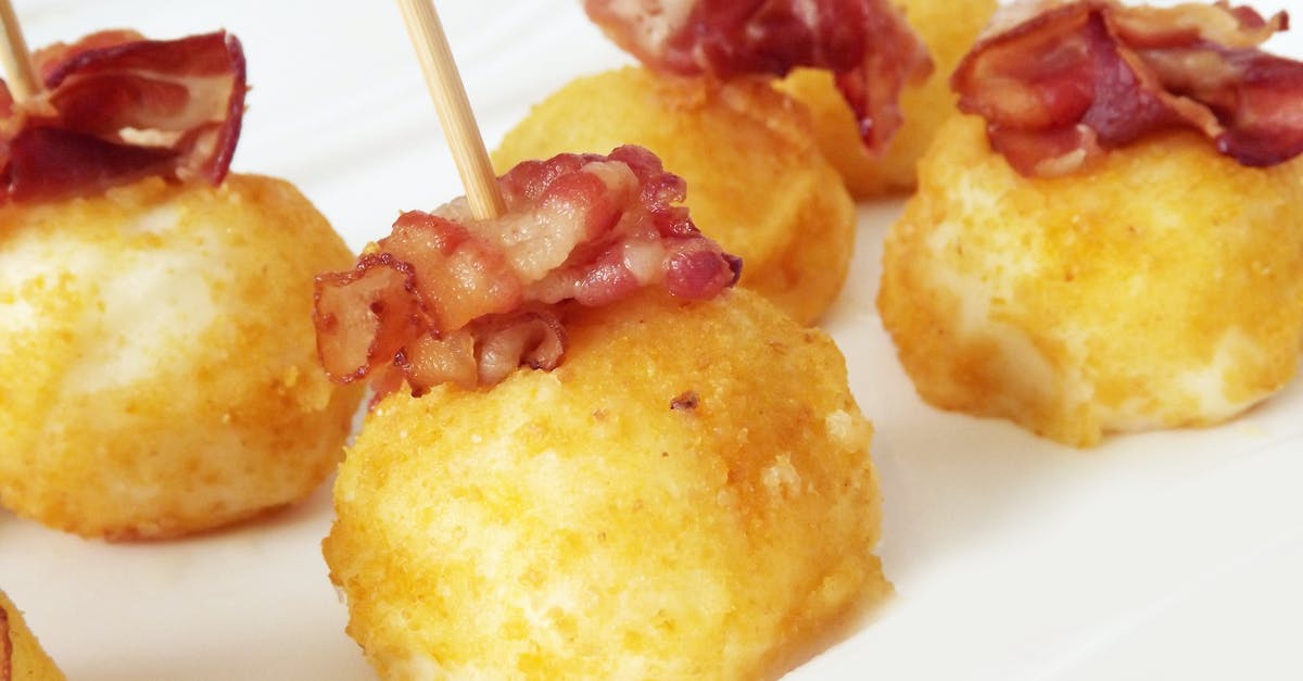 What is this Austrian dish? It resembles potato croquettes? - Round Food With Bacon