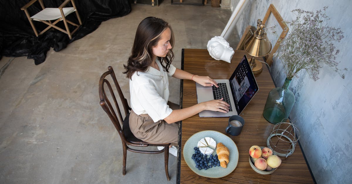 What is this food? - Woman Sitting and Working on a Laptop while Having Lunch 