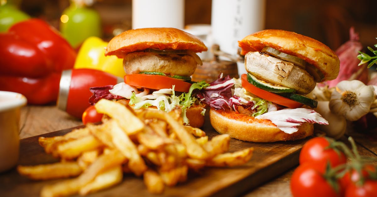 What is this for? A burger-press? - Burger and Fries on Brown Wooden Tray