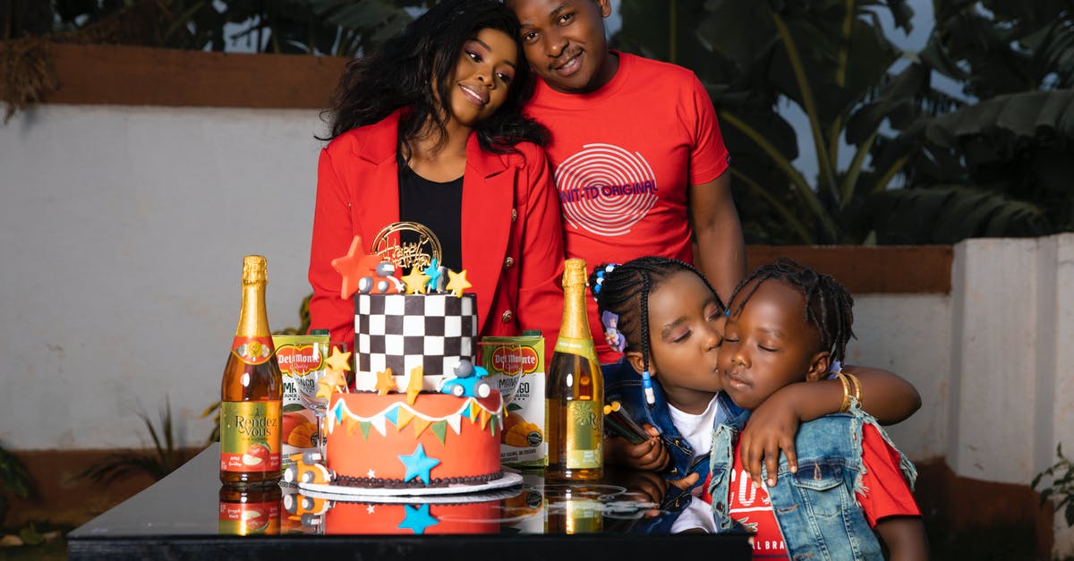 What juices to use in cake? - A Family Celebrating a Birthday with a Party