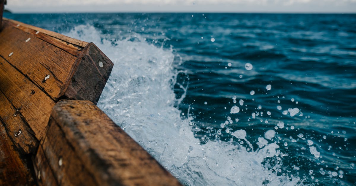 What kind of vessel is suitable for storing and aging eggnog? - Detail of shabby wooden boat sailing in blue sea and splashing water in summer What kind of vessel is suitable for storing and aging eggnog? - Detail of shabby wooden boat sailing in blue sea and splashing water in summer