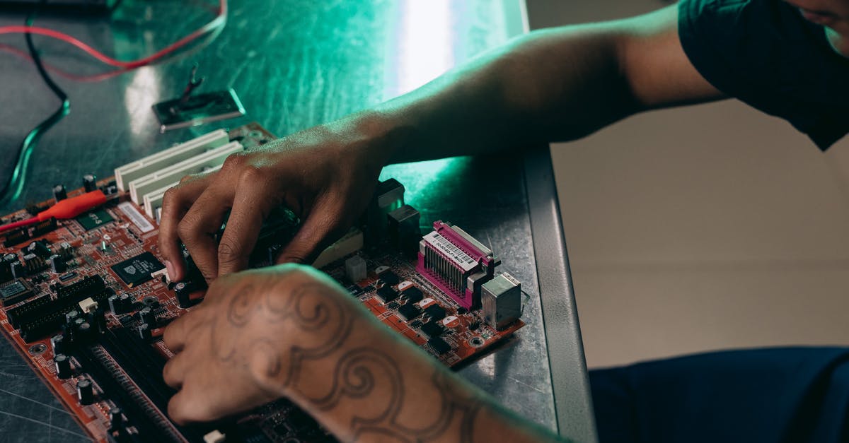 What part of the brisket is sold in UK? - A Man Assembling a Computer Part