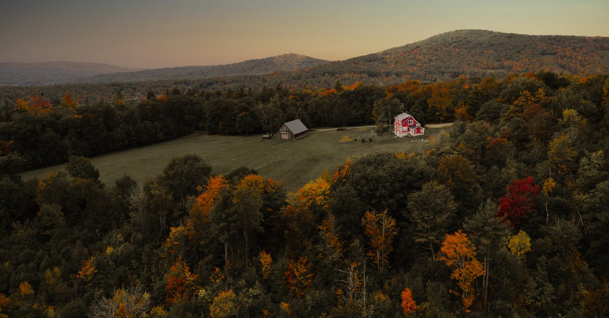 What seasonings give ranch dressing its distinctive flavor? - Farm cottages amidst autumn trees at sunset