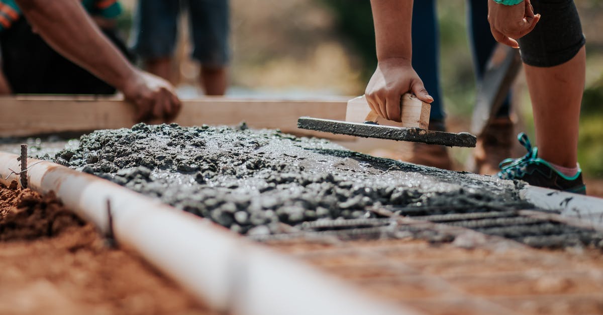 What should I use to build a parrilla? - Selective Focus Photography Cement