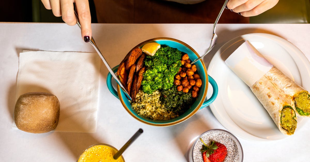 What size bowl for bread - Bowl of Vegetables and a Burrito on a Ceramic Plate