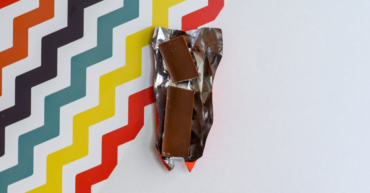 what size foil squares to wrap chocolate truffles? - Brown Chocolate Bar on Multicolored Surface