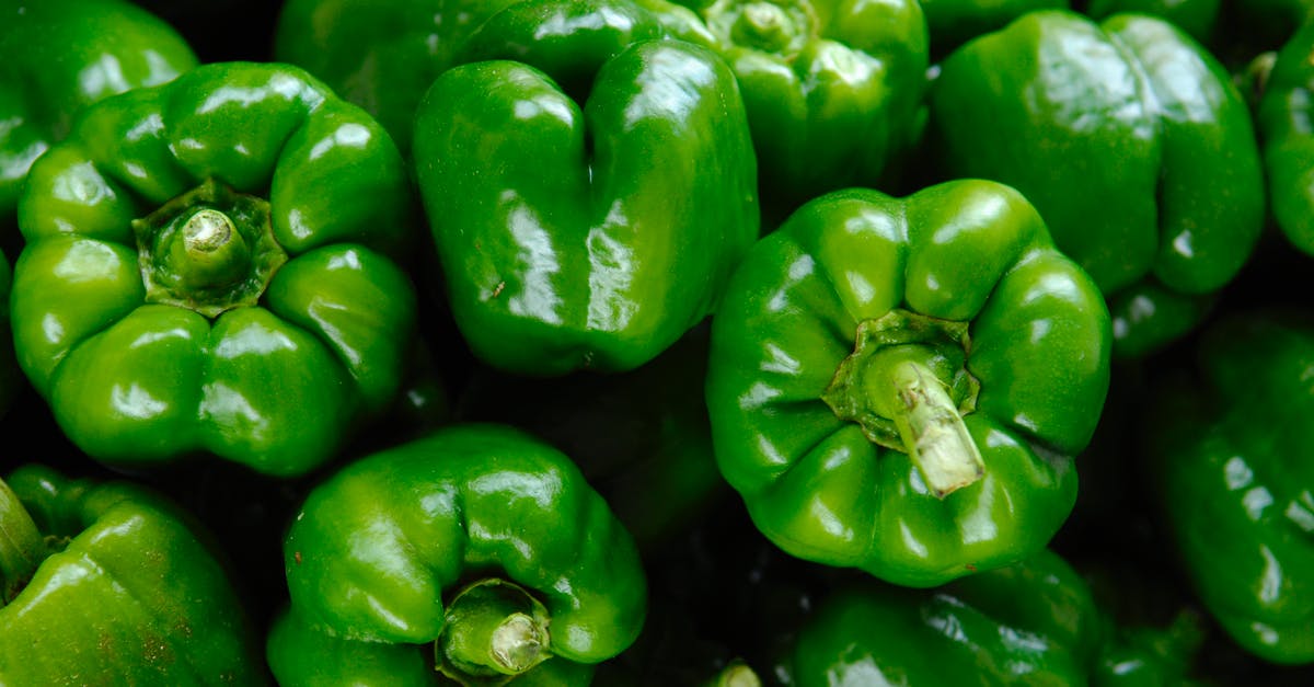 What spicy ingredients hit the sinuses? - Green Bell Pepper Lot