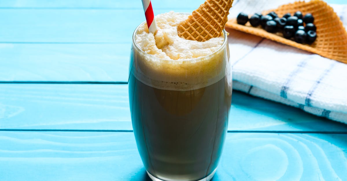 What stabilizer can be used in non-dairy ice cream with alcohol? - Clear Drinking Glass on Table