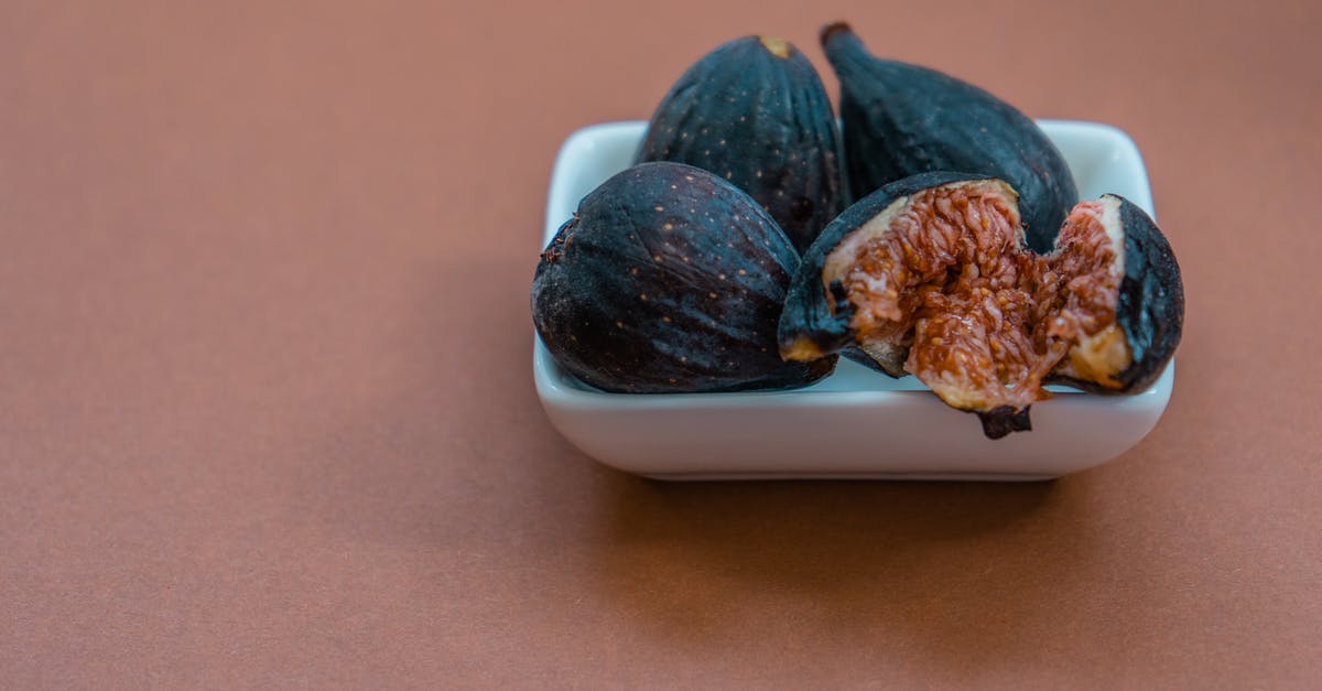 What to do with under ripe figs? - 