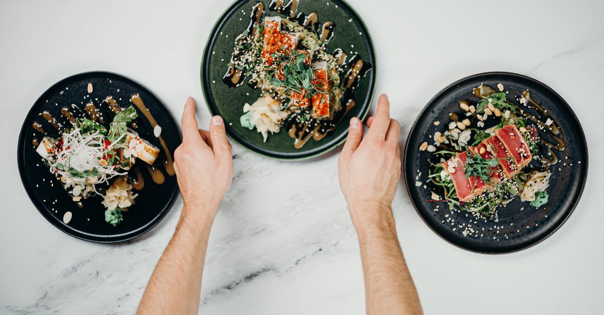 What type of fish would be best suited for a trio pairing of sashimi, crudo and ceviche? - Photo Of Food On Plates