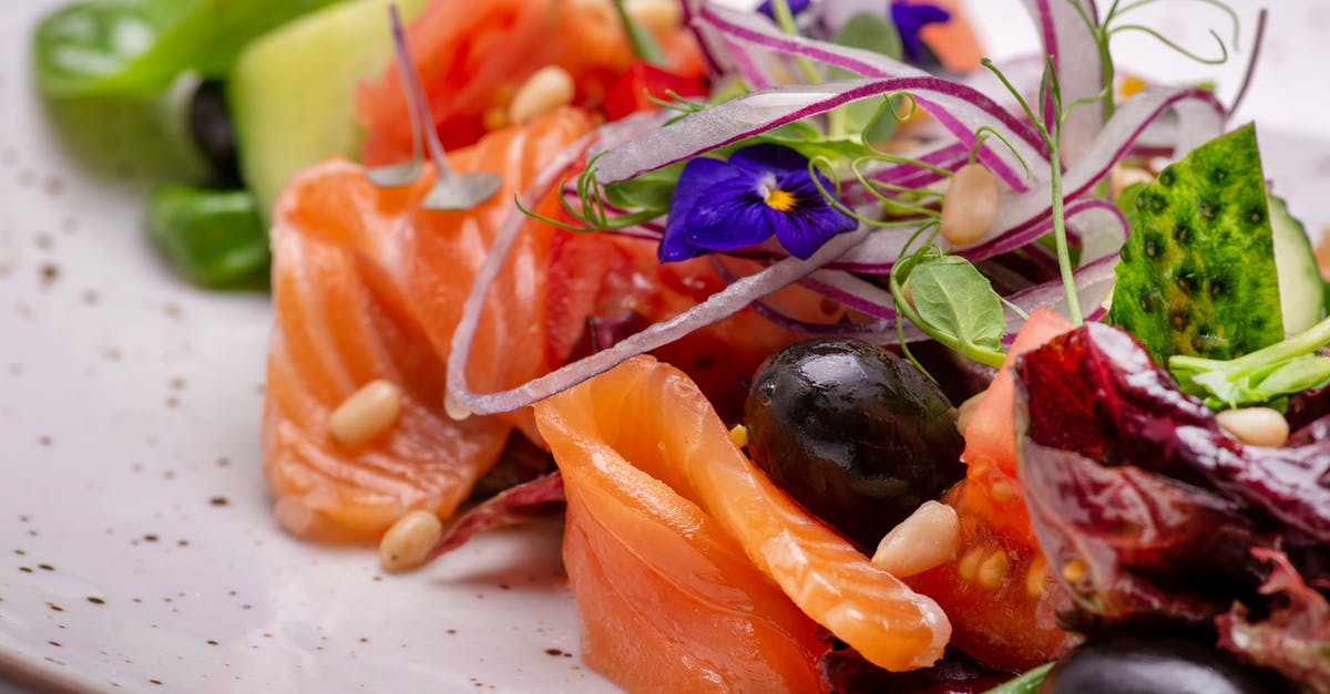 What uses are there for basil flowers? - Fresh Salmon Sushi with Mix Vegetables