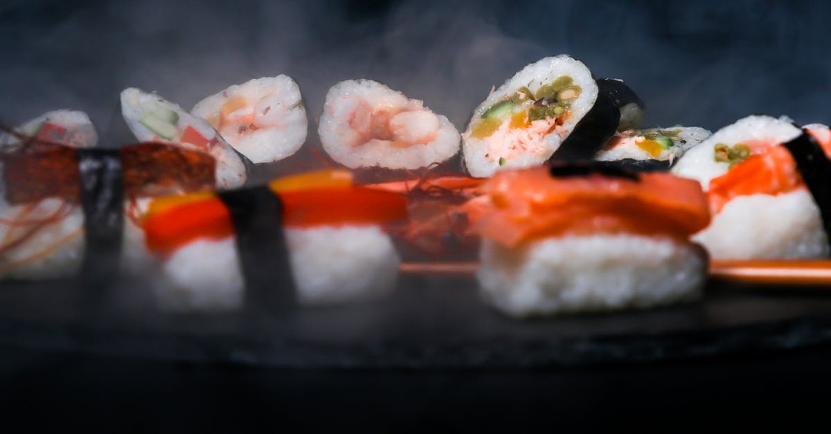 What variety of shrimp paste should I use for Brazilian Vatapa? - Sushi on Black Round Plate