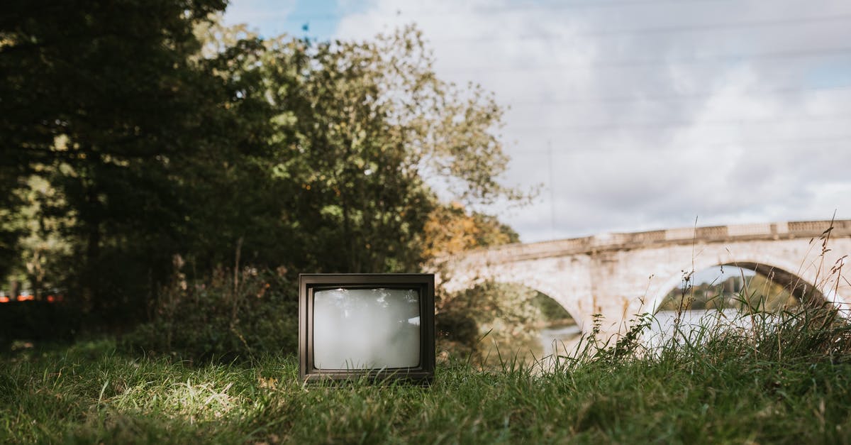 What water should be used in baking bread? - Old TV set on grassy coast