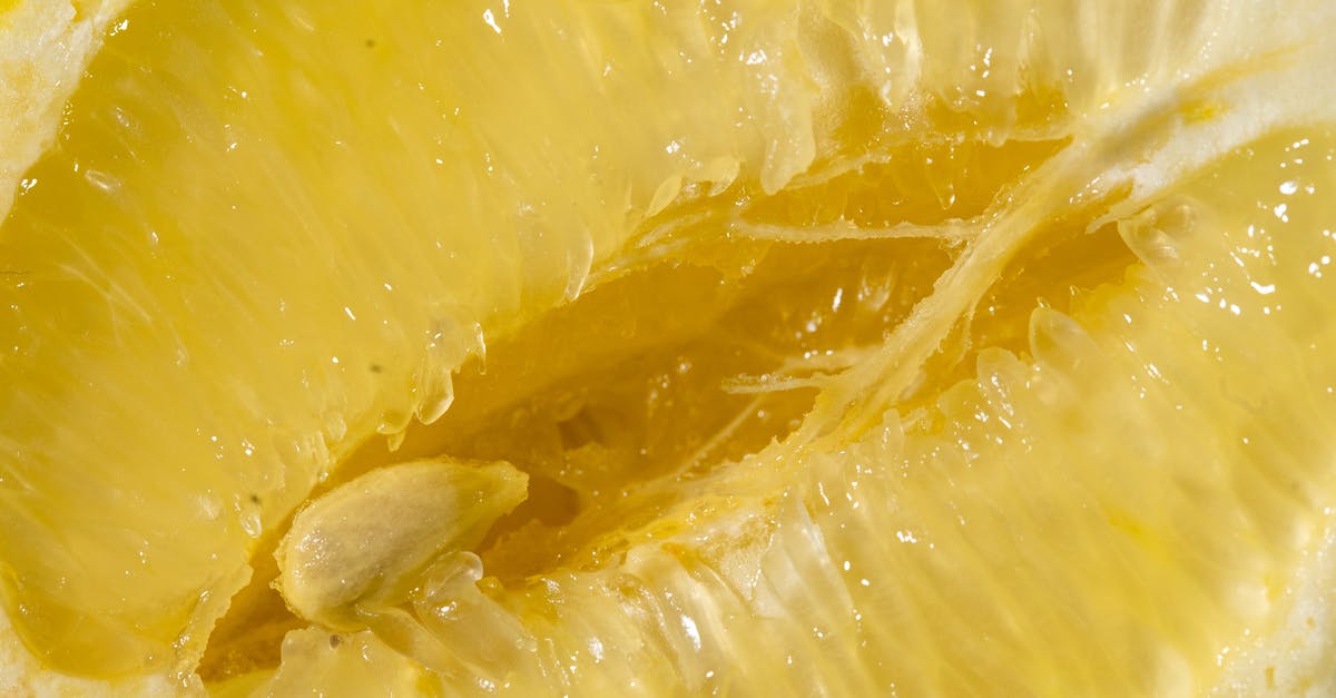 When should I use lemon zest and not just juice? - Macro Shot of Lemon