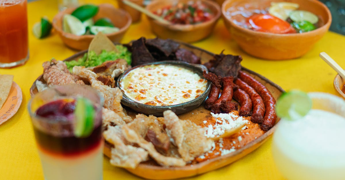 Which drinks fit to a Thai Dish? [closed] - Mexican Food on Yellow Table