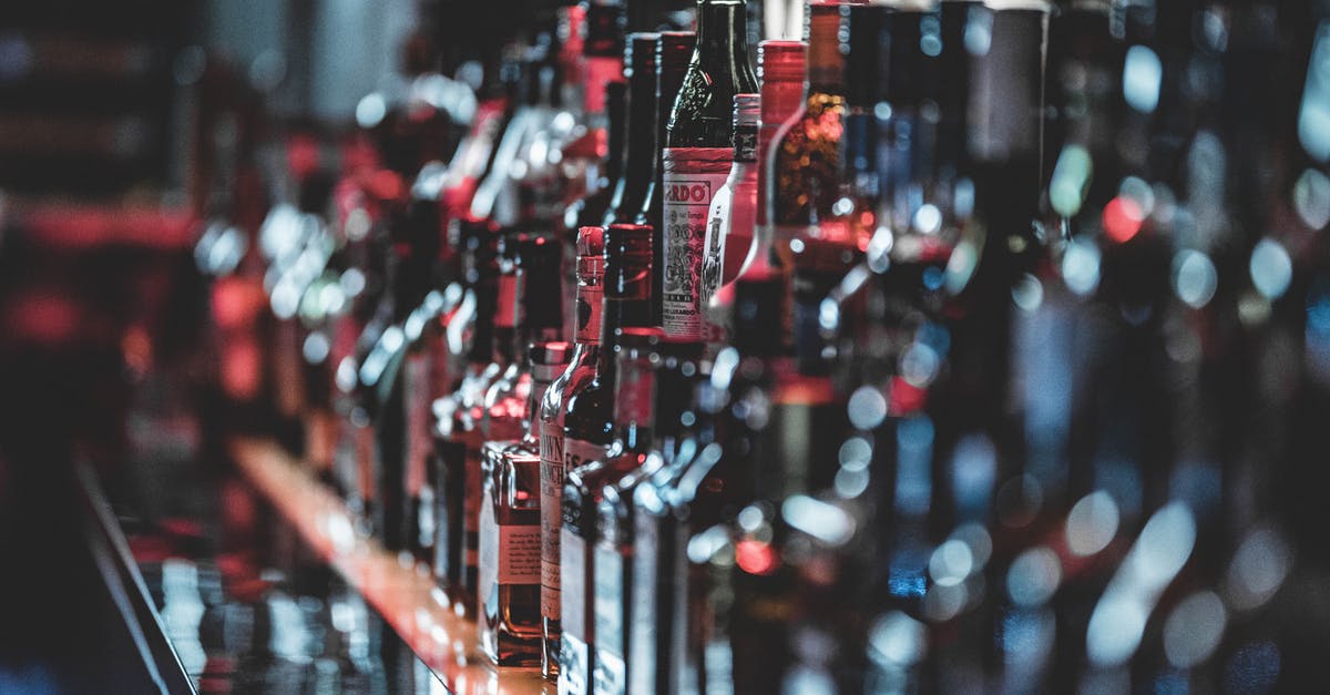 Whisky instead of wine in marinades? - Selective Focus Photo Of Alcohol Bottles