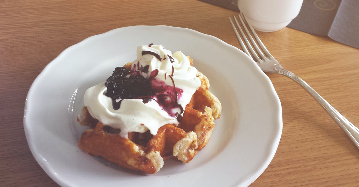 Why's my icecream jelly like? - White Ceramic Plate Beside Stainless Steel Dining Fork