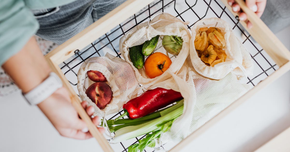 Why are halal carts so much more prevalent in nyc than taco carts? [closed] - Separated Fruits and Vegetables in Reusable Net Bags