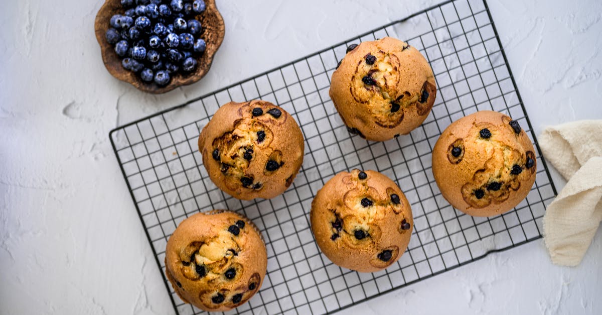 Why are the blueberries in my blueberry muffins not melting? - Muffins on a Tray