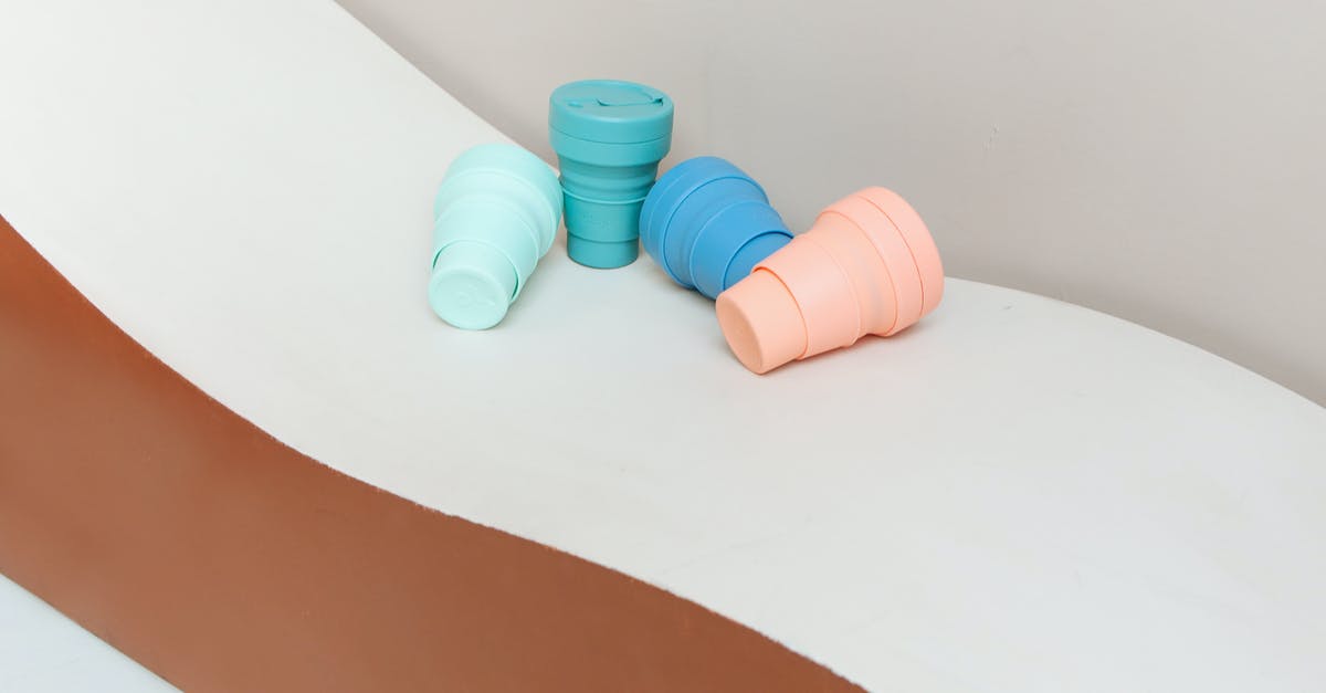 Why are there no PETE reusable cups? [closed] - Close-Up Shot of Collapsible Cups