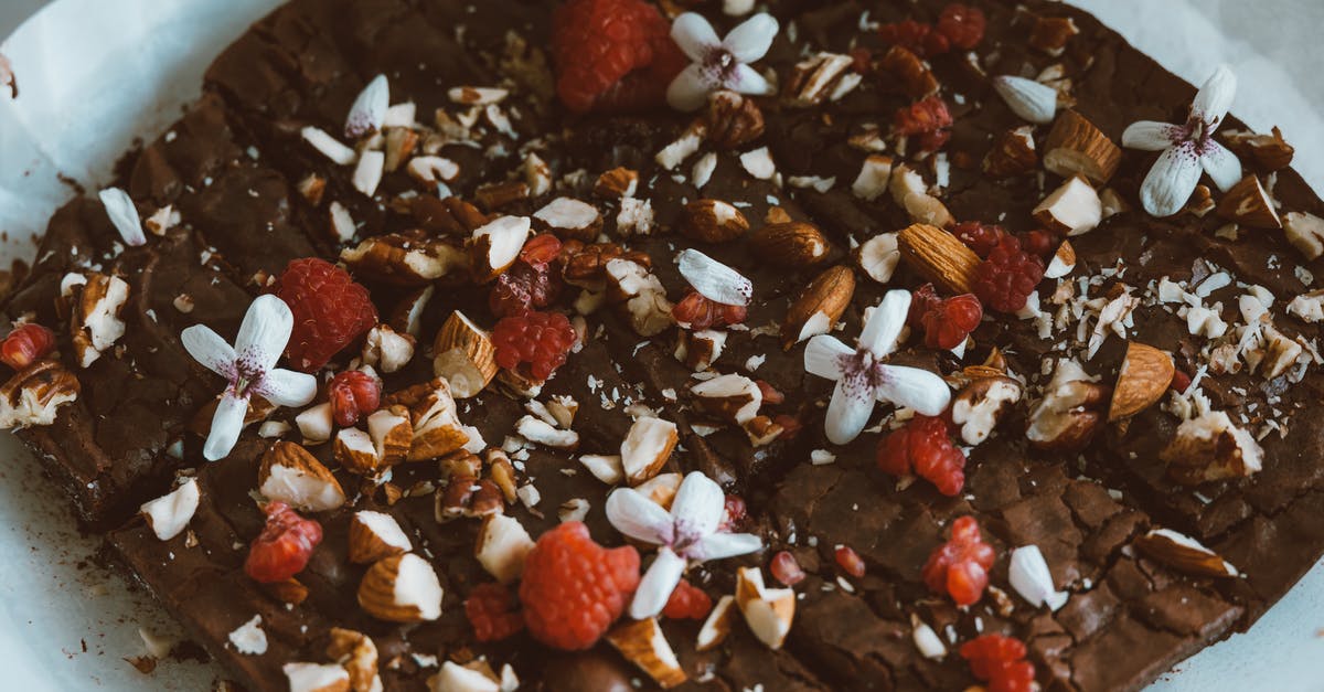 Why are these called "no bake" brownies? - Close-Up Shot of Brownies