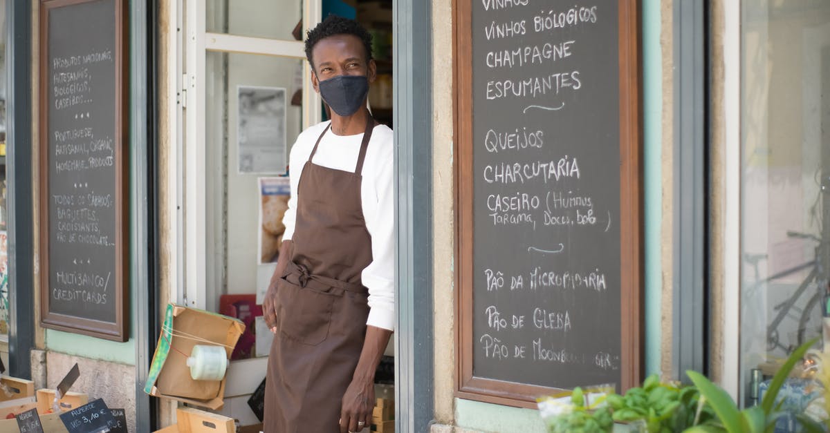 Why are vegetables often left unrefrigerated at the grocery store? - Man in White Shirt and Brown Apron Standing by the Door