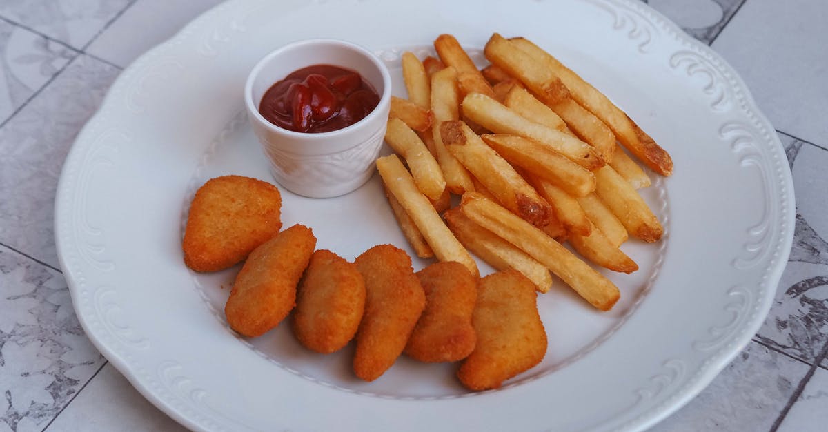 Why blanch handcut fries? - Potato Fries on White Ceramic Plate