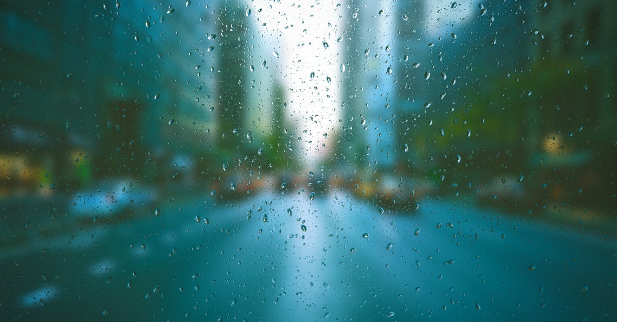 Why clean a pot (used to cook rice) with cold water? - View of Street from a Glass Window