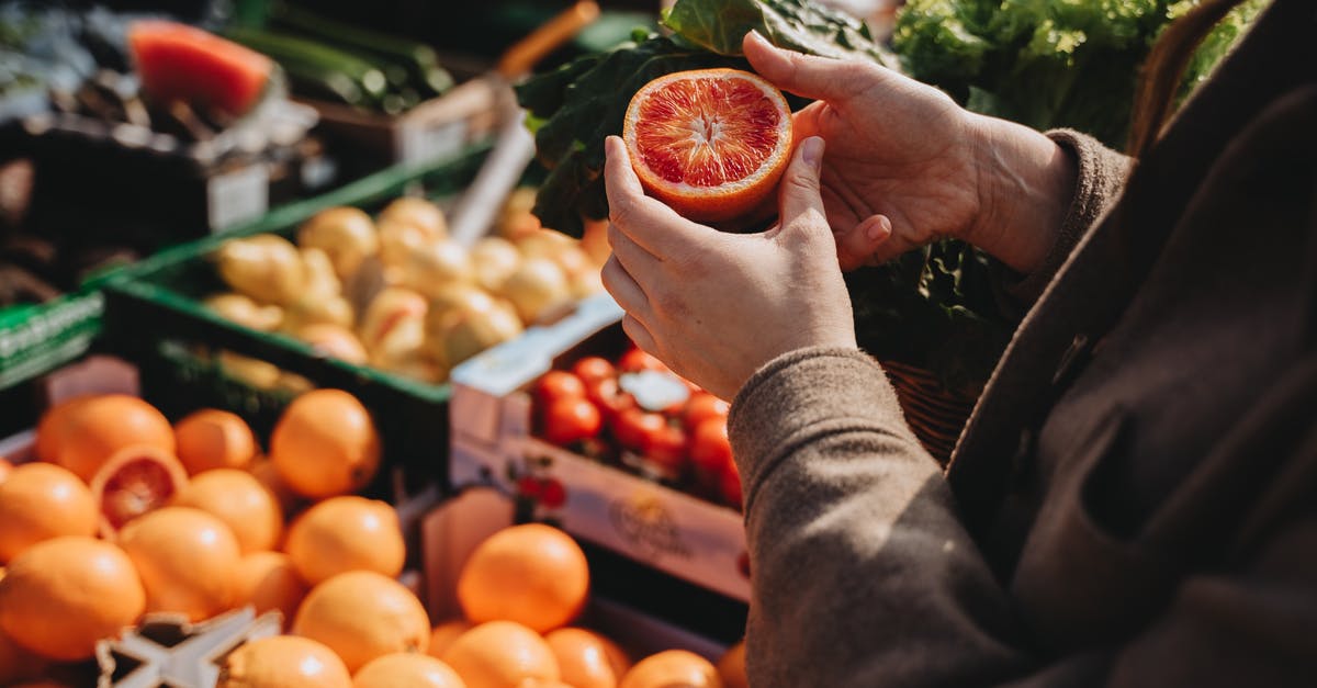 Why did I have to coat my veggies with flour? - A Person Holding Freshly Cut Fruit