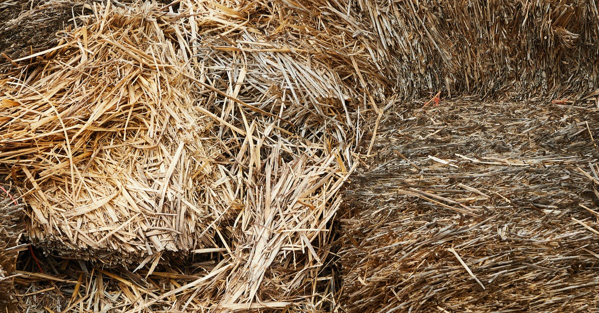 Why did my brown beef stock end up yellow? - Stacks of dry hay in barn