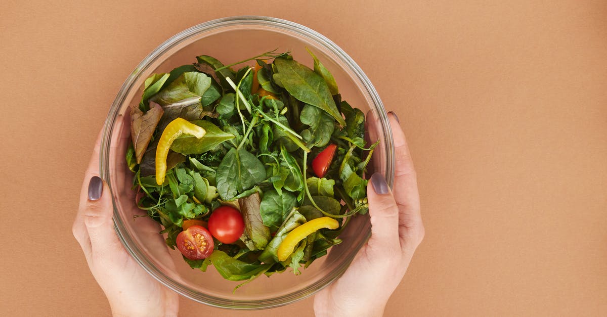 Why did my chicken fingers not brown? - Vegetable Salad in Clear Glass Bowl